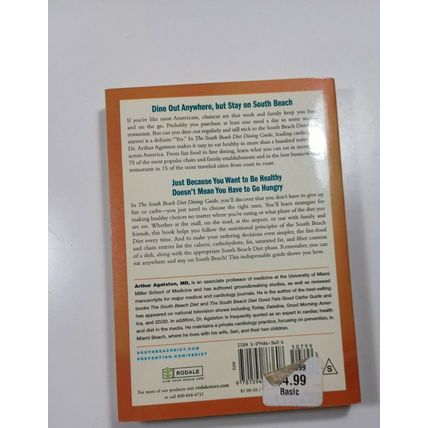 The South Beach Diet Dining Guide By Arthur Agatston paperback 2005