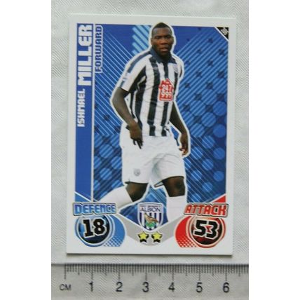 2010/11 Topps Match Attax Trading Card 306 Ishmael Miller, West Bromwich Albion