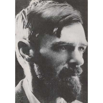 David Herbert Lawrence National Portrait Gallery Postcard