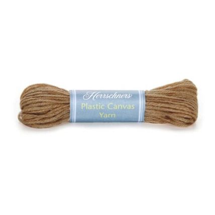 Herrschners Plastic Canvas Craft Yarn Light Brown