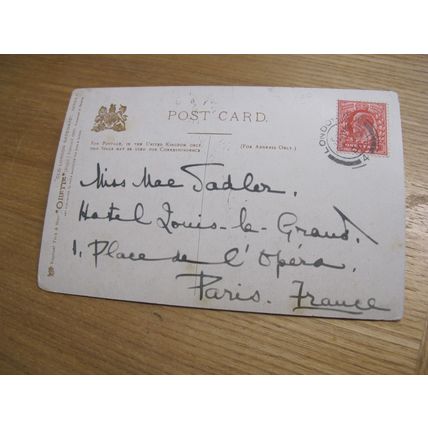 1904 Raphael Tuck Old London Gates Postcard -Lincolns Inn -Artist Charles Flower