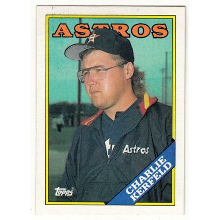 1988 Topps baseball card 608 Charlie Kerfeld