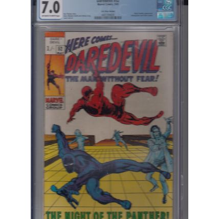 Daredevil 52 - 1969 - Black Panther - CGC 7.0 PRICE REDUCTION