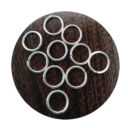 7mm 925 Stirling Silver Open Jump Rings Jewellery Making/Repair 6 pack sizes C12