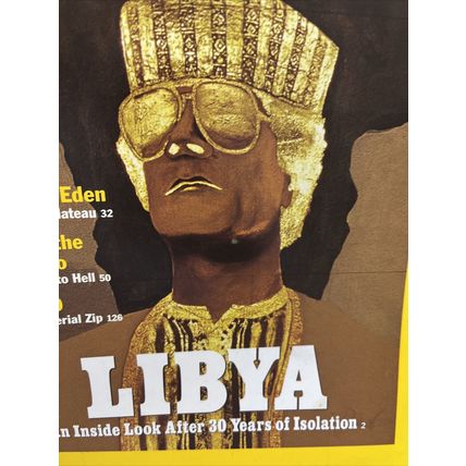 National Geographic Magazine November 2000 Libya - Vintage Collectable