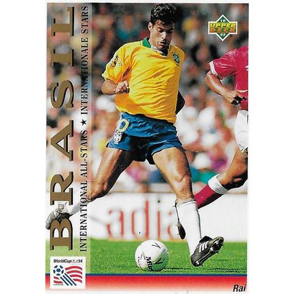 Upper Deck FIFA WC USA 1994 Preview: Int. All-Stars, Brasil - Raí