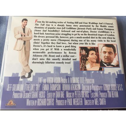 The Tall Guy (2004 DVD of 1989 Mel Smith Comedy) Jeff Goldblum Rowan Atkinson