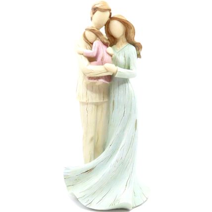 Juliana Mother Father & Daughter Family Ornament Figurine 25 CM Gift Home