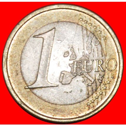 Ⰶ PHALLIC TYPE 2002-2006: GERMANY ★ 1 EURO 2002D DIE I!★LOW START★NO RESERVE
