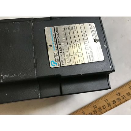 PACIFIC SCIENTIFIC R43HEBA-R2-NS-VS-02 BRYSHLESS SERVO MOTOR, REPAIRED,TH
