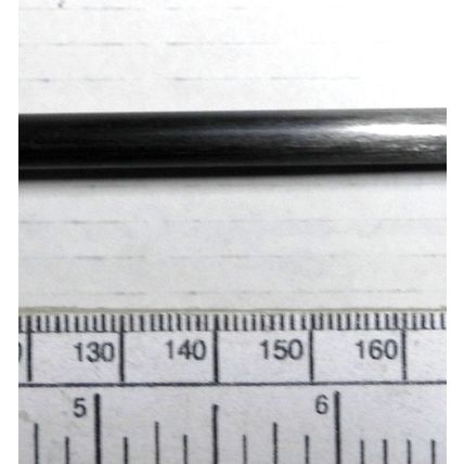 Tube en fibre de carbone (3K) 6 x 4 mm de diamètre, 500 mm de long