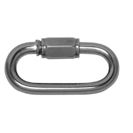 Quick Link Screw Lock Chain Fastener Carabiner Repair Hiking Stainless Steel