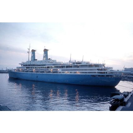 SL0676a - Italian Lauro Liner - Achille Lauro - photograph 6x4