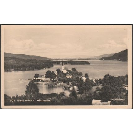 Maria Wörth am Wörthersee, c.1930s - Klauer Foto-AK