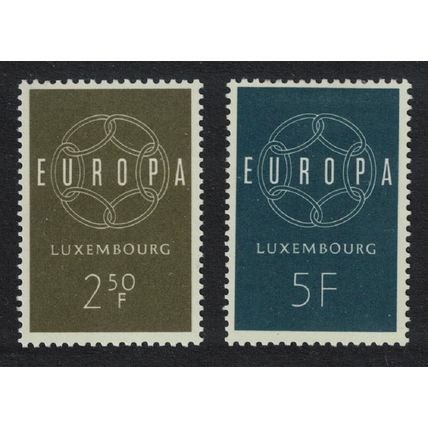 Luxembourg Europa 2v 1959 MNH SG#659-660 MI#609-610