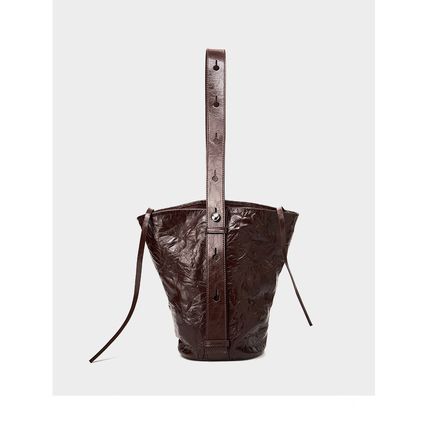 Women Genuine Leather Tote Handbags Hobo Bags Brown