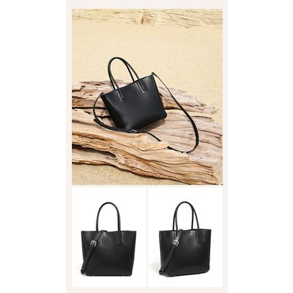 Genuine Leather Women Top Handle Shoulder Handbags Black