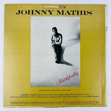 Johnny Mathis – Faithfully Vinyl LP Record Album MONO CL-1422