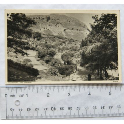 vintage postcard Llandudno, The Gardens