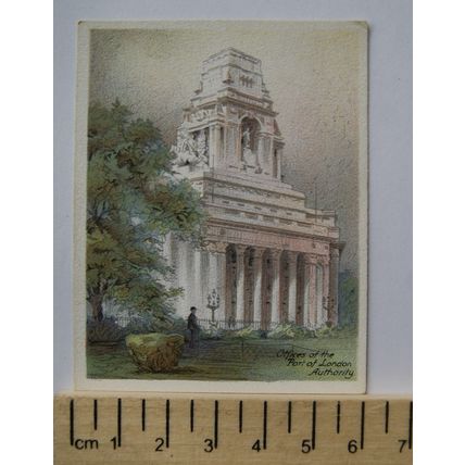 1931 Players Picturesque London 9 Offices Port of London Authority, Tower Hill