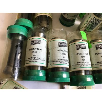 NEW LOT 16 HARDINGE 7/16" GRIDLEY ROUND COLLETS, 5/16,HARDINGE 7/16 COLLECT,ET