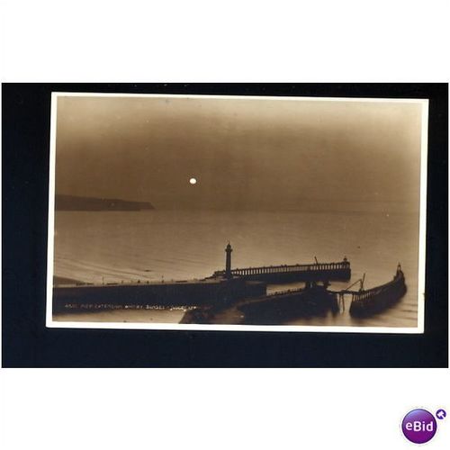 Yorkshire WHITBY Pier Extension Postcard by Judges (4601)