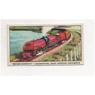 1963 Kelloggs tradecard Story of The Locomotive Series 2 No.6 Beyer-Garratt Loco