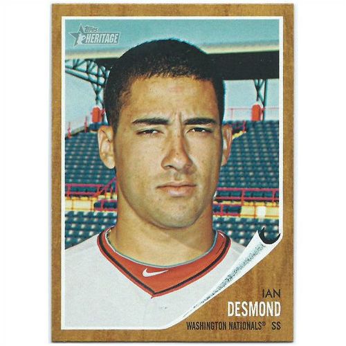 2011 Topps Heritage - #296 - Ian Desmond