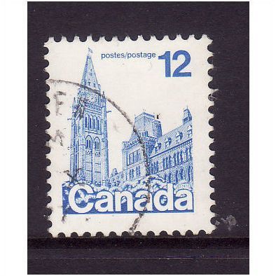 CANADA 1977 12c HOUSE OF PARLIAMENT SG 872 FINE USED #3