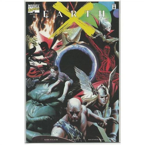 EARTH X # 1 ' EXCLUSIVE ALTERNATE cover ' ALEX ROSS (1999 )