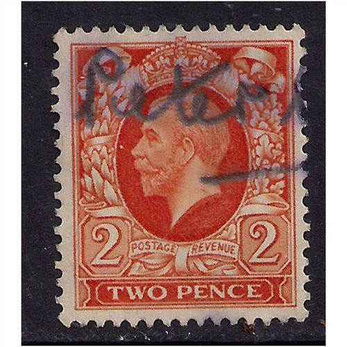 GB 1935 KGV 2d Orange stamp SG 442 (G297 )