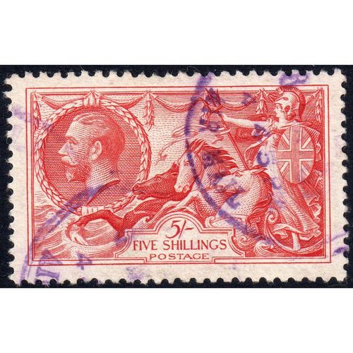 Sg416 5s ROSE-RED VERY FINE USED (BT56)