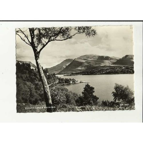 Wales PADARN LAKE & SNOWDON Postcard by Marimex (NW.597)