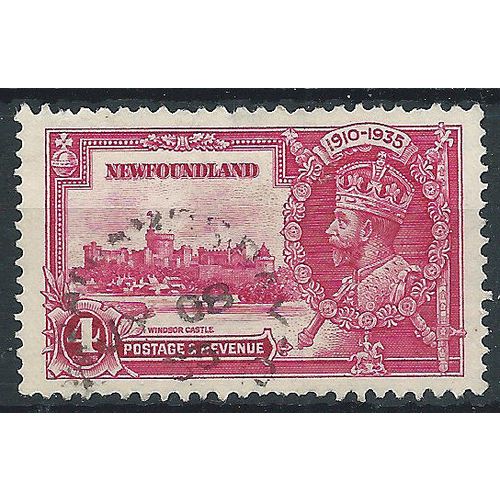 Newfoundland 1935 SG250 4c Rosine Silver Jubilee Fine Used....