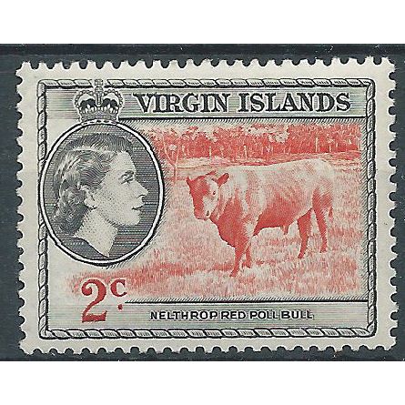 Virgin Islands 1956 SG151 2c Vermillion & Black Mounted Mint . ..
