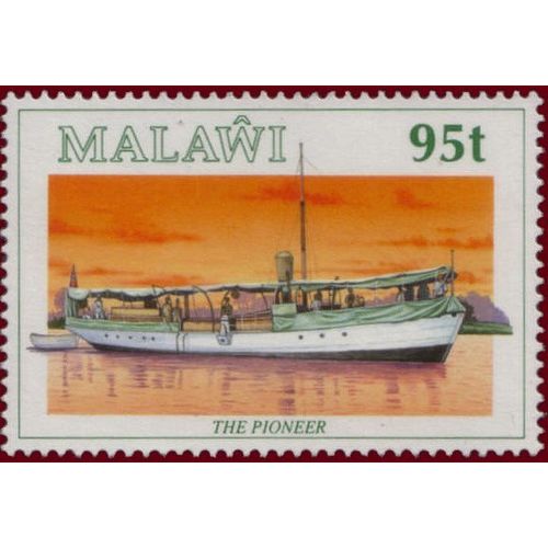 Malawi 1994 Ships Lake 95t Pioneer Unmounted Mint NHM SG 933 Sc 636 stamp steam