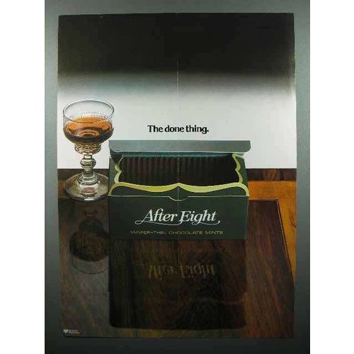 1978 After Eight Mints Ad - The Done Thing