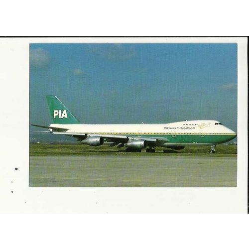 Aviation PAKISTAN INTERNATIONAL BOEING 747 Postcard by Editions P.I. (539)