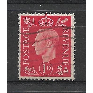 GB.SG463 1d Scarlet.Fine Used.Mar19