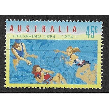 AUS 1994 45c 'LIFE SAVING - TEACHING TECHNIQUES' FINE USED (EBID68-081)