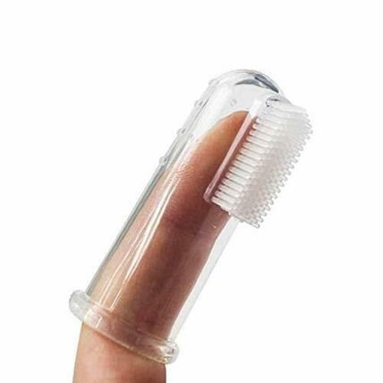 Effective Pet Baby Silicone Finger Toothbrush Dog Oral Hygiene Cleaning Brush