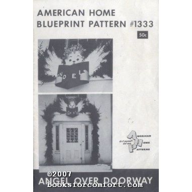American Home Blueprint Pattern #1333 Angel Over Doorway