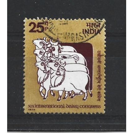 India.19th International Dairy Congress,New Delhi stamp.Fine Used.June23