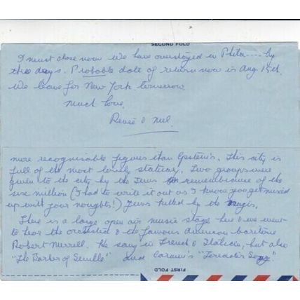 United States 1966 11c Aerogramme Philadelphia-Plymouth UK written VGC