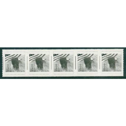 TD120 Flag and Eagle Very Fine MNH Strip of 5 A02391