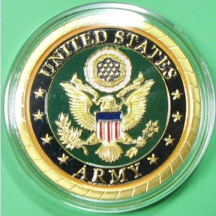 US Army, Medical Service Corps. Challenge Coin. 1.50". 67b.