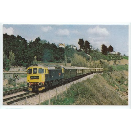 Locomotive Class 33 056 with VSOE Pullman Cars Railway Postcard DW102