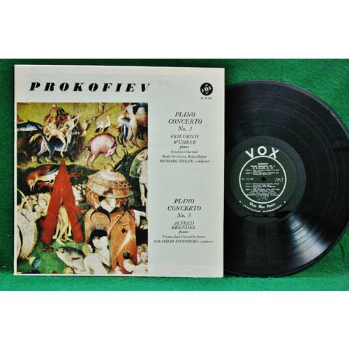 Wuhrer/Brendel/Gielen/Sternberg - Prokofiev: Piano Con. No. 3/5 - PL 12.190 - NM
