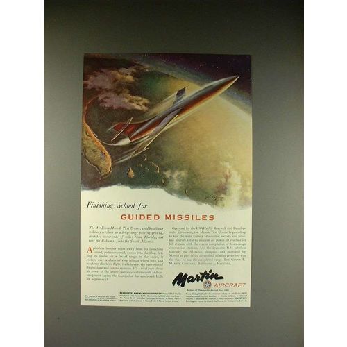 1951 Martin Aircraft B-61 Matador Ad - Guided Missiles