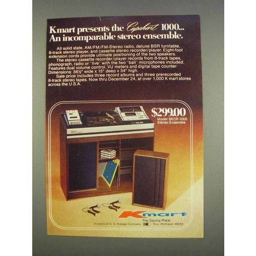 1976 Kmart Capehart Model SKCR-1000 Stereo Ad